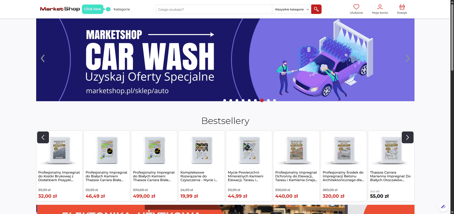 Założenie Konta Klienta na Stronie MarketShop Cover